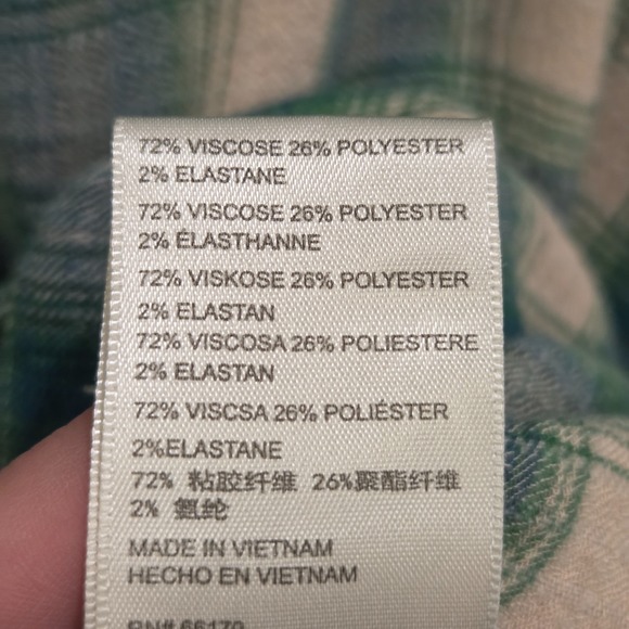 BDG Urban Outfitters Plaid Flannel Button Up Shirt Women's Size M Casual Classic - Picture 10 of 14